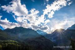 Sonnenuntergang an der Trauneralm