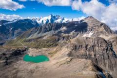 Blick auf Pfandlsee und Großglockner